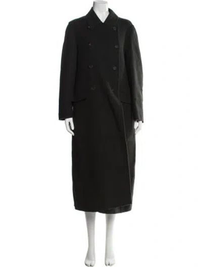 Pre-owned The Row Cashmere Coat In Black