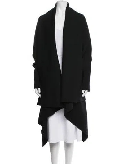 Pre-owned The Row Cashmere Coat In Black