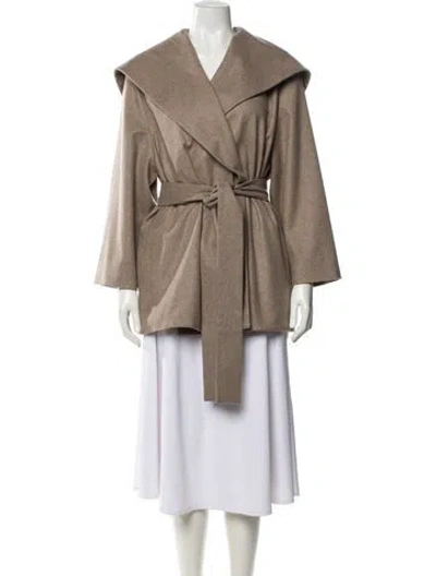 Pre-owned The Row Cashmere Coat In Neutral