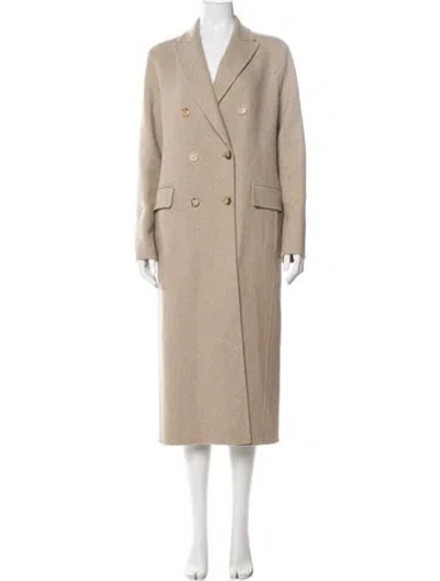 Pre-owned The Row Cashmere Coat In Neutral
