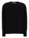 The Row Oversized Cashmere Leilani Sweater With Crew Neck In Black