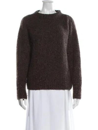 Pre-owned The Row Cashmere Crew Neck Sweater In Black