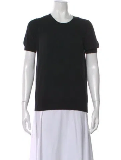 Pre-owned The Row Cashmere Crew Neck Sweater In Black