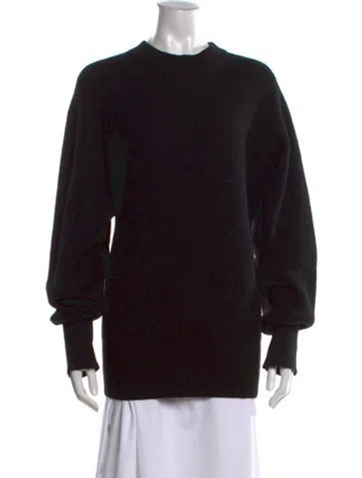 Pre-owned The Row Cashmere Crew Neck Sweater In Black