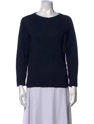 Pre-owned The Row Cashmere Crew Neck Sweater In Black