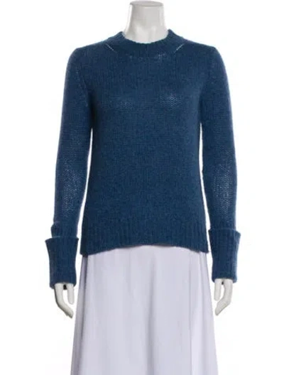Pre-owned The Row Cashmere Crew Neck Sweater In Blue