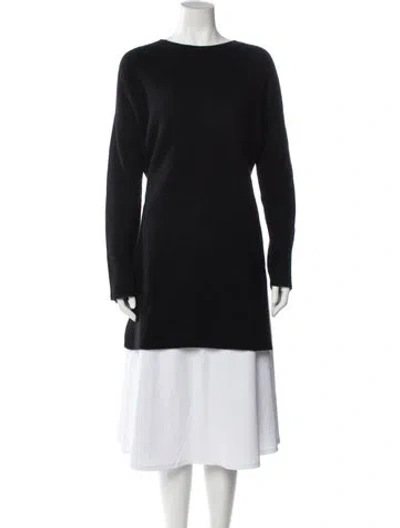 Pre-owned The Row Cashmere Crew Neck Sweater In Blue