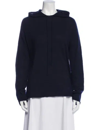 Pre-owned The Row Cashmere Crew Neck Sweater In Blue