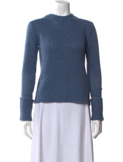 Pre-owned The Row Cashmere Crew Neck Sweater In Blue