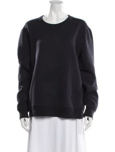 Pre-owned The Row Cashmere Crew Neck Sweater In Blue