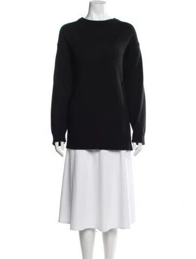Pre-owned The Row Cashmere Crew Neck Sweater In Blue