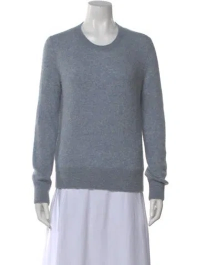 Pre-owned The Row Cashmere Crew Neck Sweater In Blue