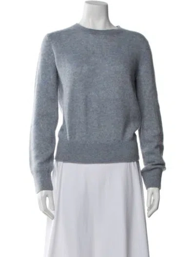 Pre-owned The Row Cashmere Crew Neck Sweater In Blue