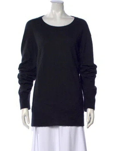 Pre-owned The Row Cashmere Crew Neck Sweater In Blue
