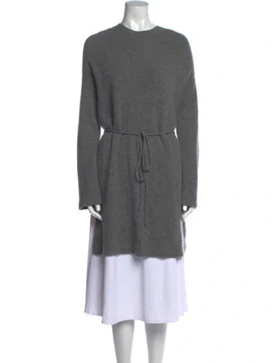Pre-owned The Row Cashmere Crew Neck Sweater In Gray
