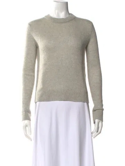 Pre-owned The Row Cashmere Crew Neck Sweater In Gray