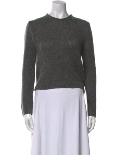 Pre-owned The Row Cashmere Crew Neck Sweater In Gray