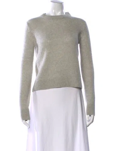 Pre-owned The Row Cashmere Crew Neck Sweater In Gray