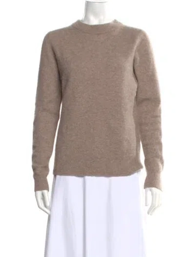 Pre-owned The Row Cashmere Crew Neck Sweater In Neutral