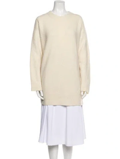 Pre-owned The Row Cashmere Crew Neck Sweater In Neutral