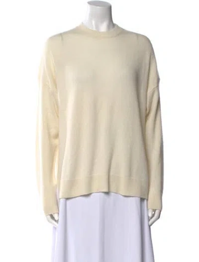Pre-owned The Row Cashmere Crew Neck Sweater In Neutral