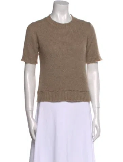 Pre-owned The Row Cashmere Crew Neck Sweater In Neutral