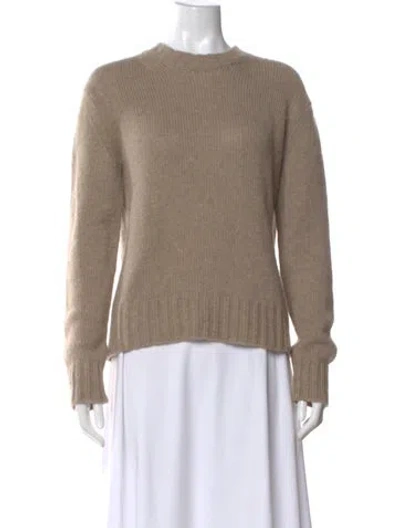Pre-owned The Row Cashmere Crew Neck Sweater In Neutral