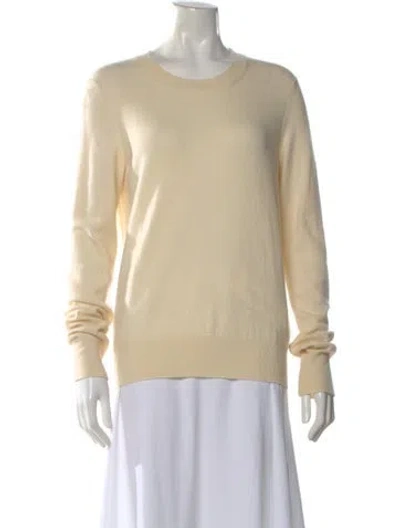 Pre-owned The Row Cashmere Crew Neck Sweater In Neutral
