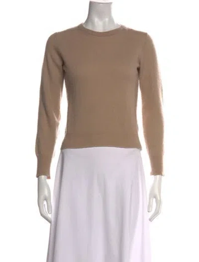 Pre-owned The Row Cashmere Crew Neck Sweater In Neutrals
