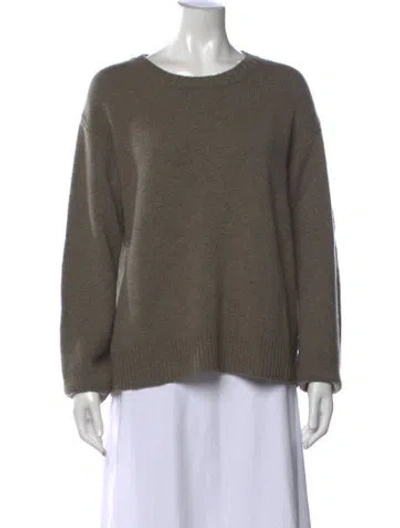 Pre-owned The Row Cashmere Crew Neck Sweater In Neutrals