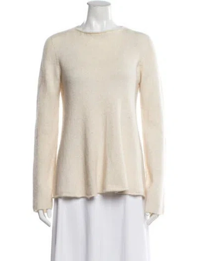 Pre-owned The Row Cashmere Crew Neck Sweater In Neutrals