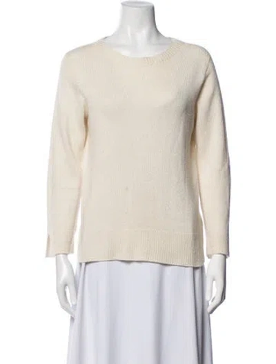 Pre-owned The Row Cashmere Crew Neck Sweater In Neutrals