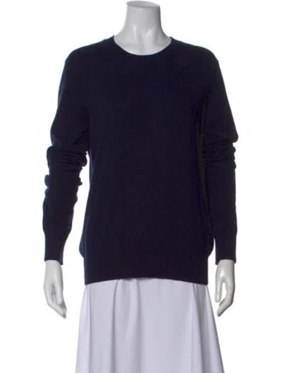 Pre-owned The Row Cashmere Crew Neck Sweater In Purple