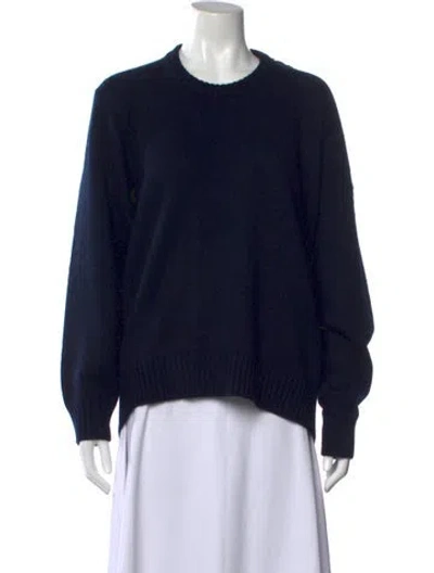 Pre-owned The Row Cashmere Crew Neck Sweater W/ Tags In Blue