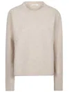The Row Gouli Cashmere And Silk Sweater In Beige