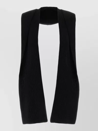 The Row Cashmere Gloves In Black