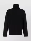 The Row Cashmere Heti Turtleneck Long Sleeve Sweater In Black