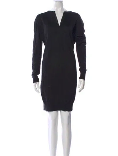 Pre-owned The Row Cashmere Knee-length Dress In Black