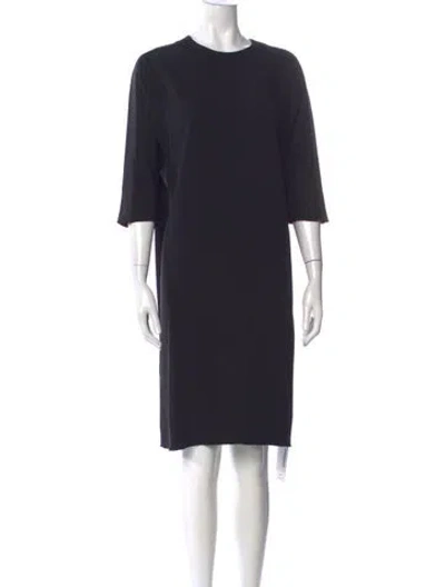 Pre-owned The Row Cashmere Knee-length Dress In Blue