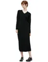 The Row Cashmere Knit Dress In Black
