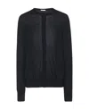 The Row Islington Long-sleeved Cardigan In Black