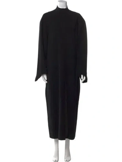 Pre-owned The Row Cashmere Long Dress In Black