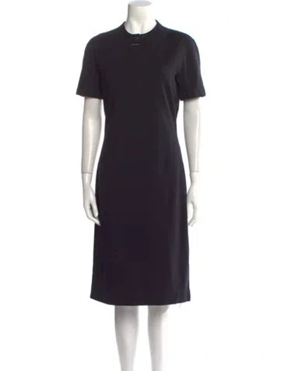 Pre-owned The Row Cashmere Midi Length Dress In Black