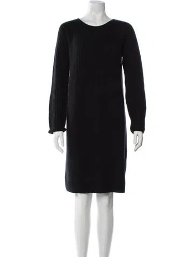 Pre-owned The Row Cashmere Mini Dress In Black