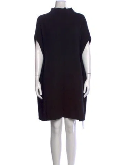 Pre-owned The Row Cashmere Mini Dress In Black