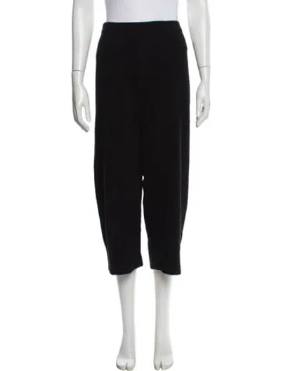 Pre-owned The Row Cashmere Mock Neck Sweater In Black