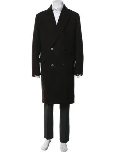 Pre-owned The Row Cashmere Overcoat In Black