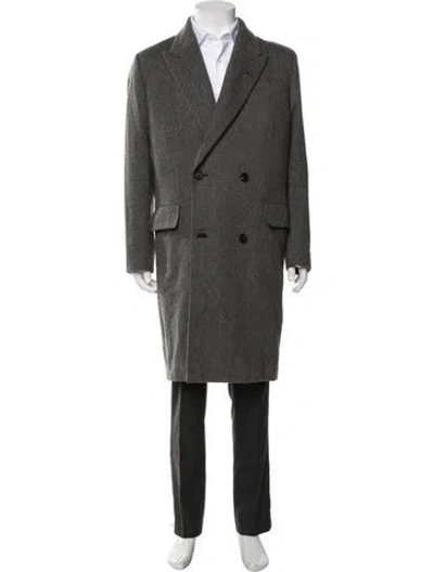 Pre-owned The Row Cashmere Overcoat In Green