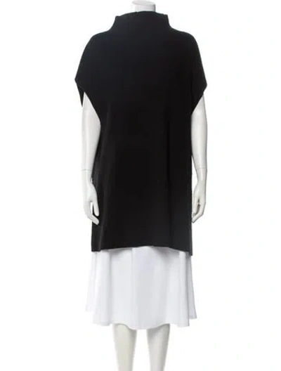 Pre-owned The Row Cashmere Poncho In Black