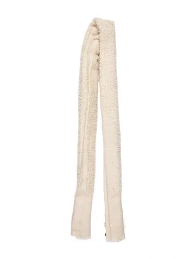 Pre-owned The Row Cashmere Scarf In Neutrals